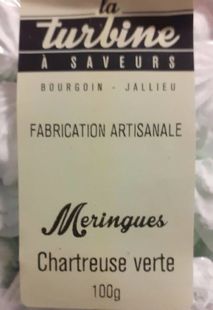 Meringues Chartreuse verte