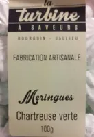 Meringues Chartreuse verte