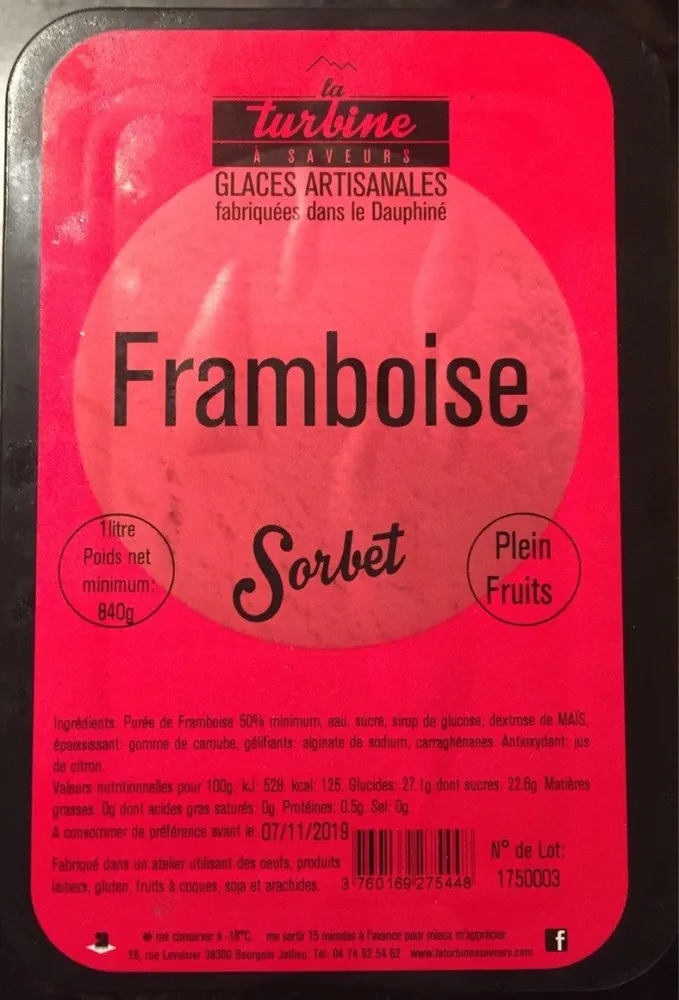 Sorbet framboise
