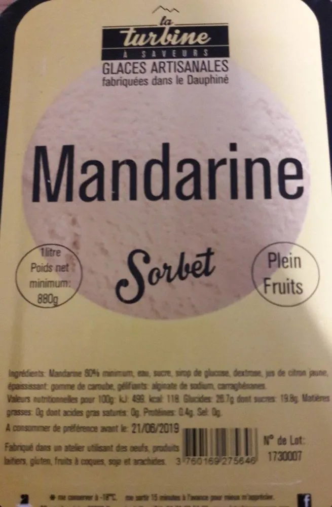 Sorbet Mandarine