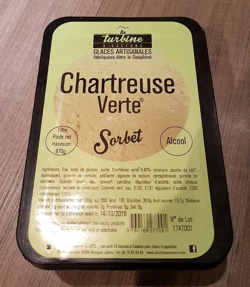 Sorbet Chartreuse Verte