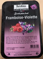 Sorbet plein fruit Framboise-Violette
