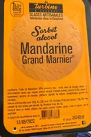 Sorbet alcool mandarine grand marnier