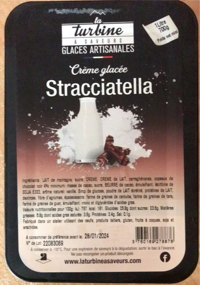 Crème glacée Stracciatella