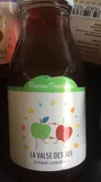Jus de pomme framboise