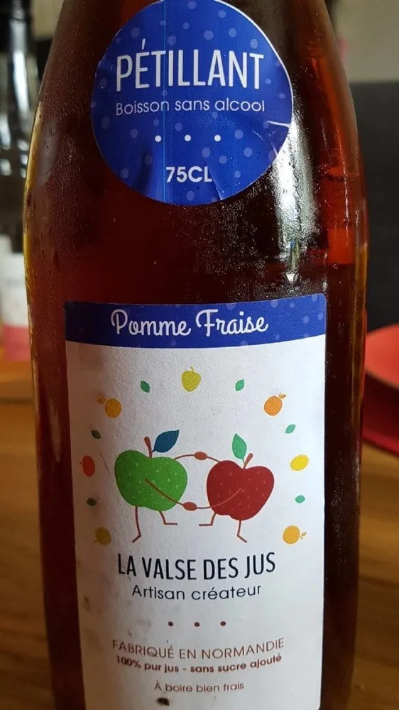 Petillant Pomme Fraise sans alcool