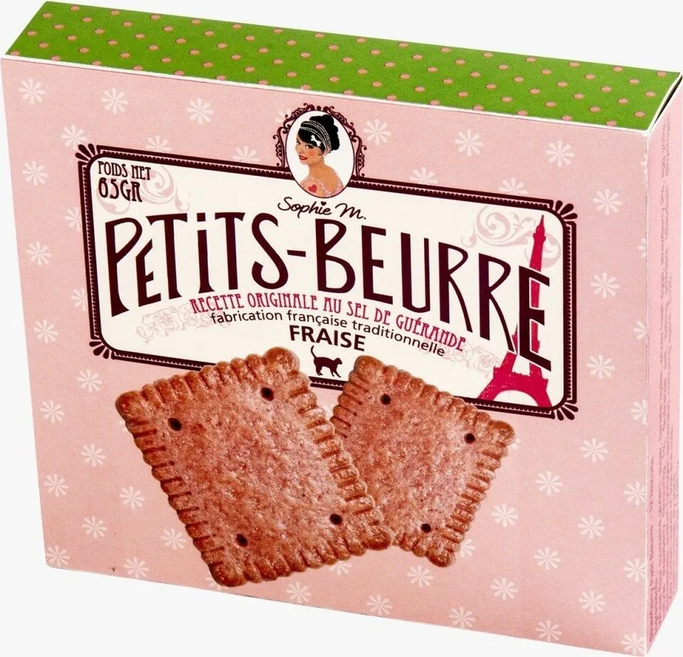 Petits Beurre à La Fraise