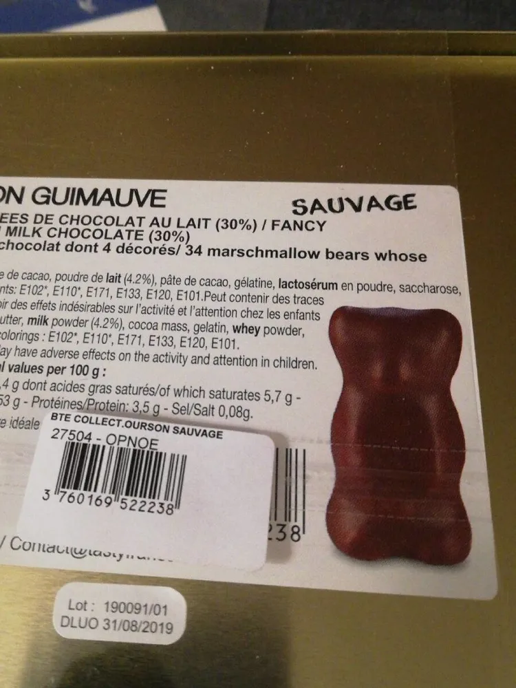 Ourson guimauve