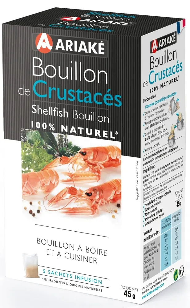 Bouillon de Crustacés à infuser