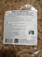 Spirales complètes bio