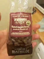 Raisin au Sauternes enrobé chocolat noir