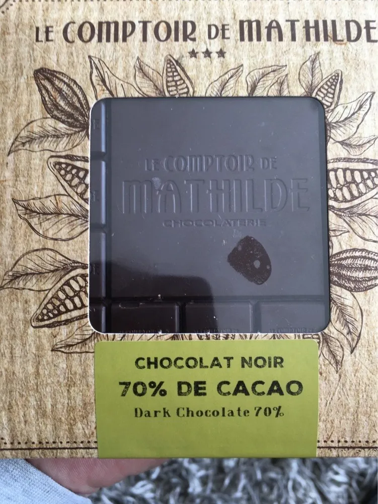 Chocolat Noir 70% cacao