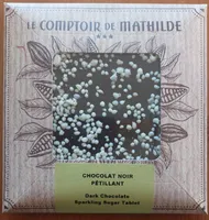 Chocolat noir pétillant