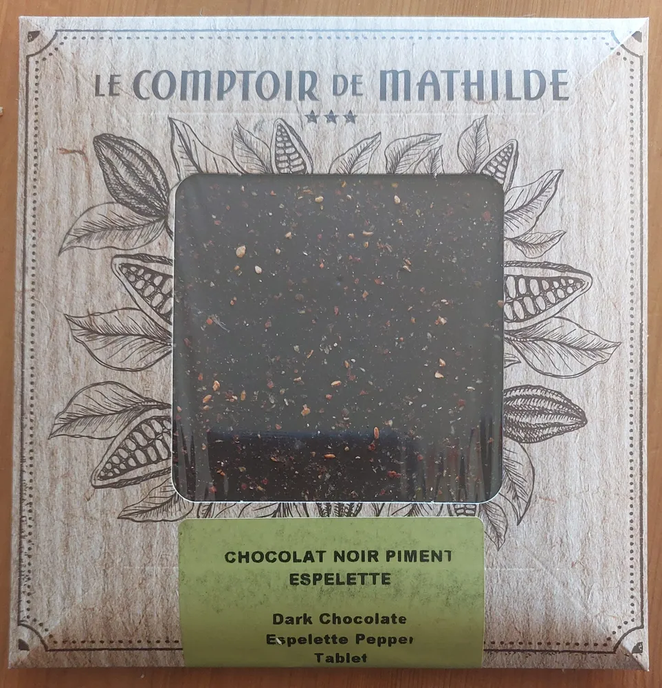Chocolat noir piment d'Espelette