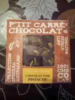Chocolat noir pistache