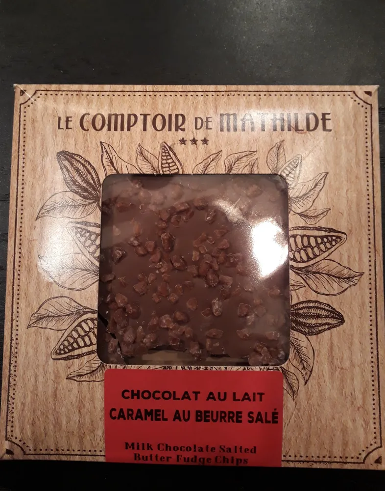 Chocolat Mathilde Carré Lait Caramel Beurre Salé