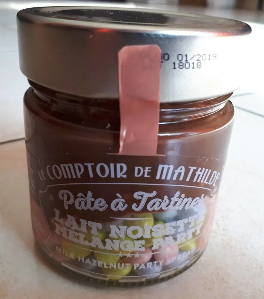 Lait noisette mélange party
