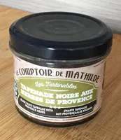 Tapenade noire aux herbes de provence