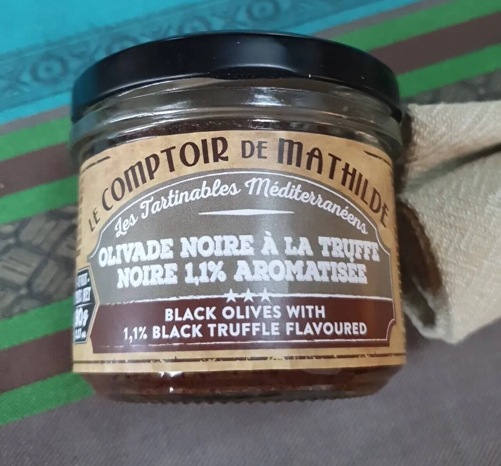 Olivade noire à la truffe brumale,1,1%