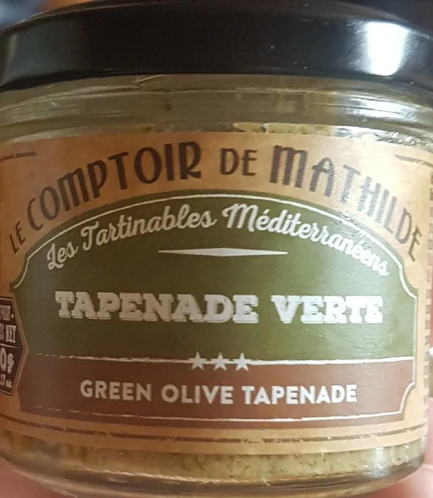 Les Tartinables Méditerranéens - TAPENADE VERTE