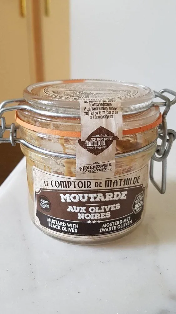 Moutarde olives noires
