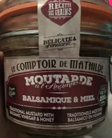 Moutarde à l'ancienne balsamique et miel