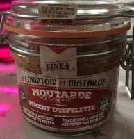 Moutarde à l'ancienne piment d'espelette