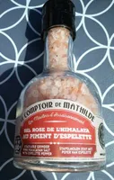 Sel Rose de l'Himalaya au piment d'Espelette