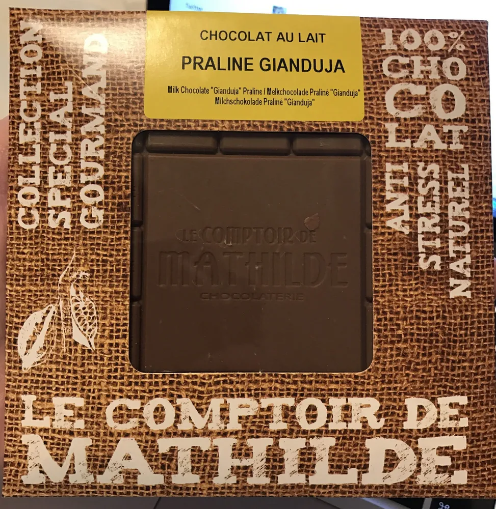 Chocolat au lait Praliné Gianduja