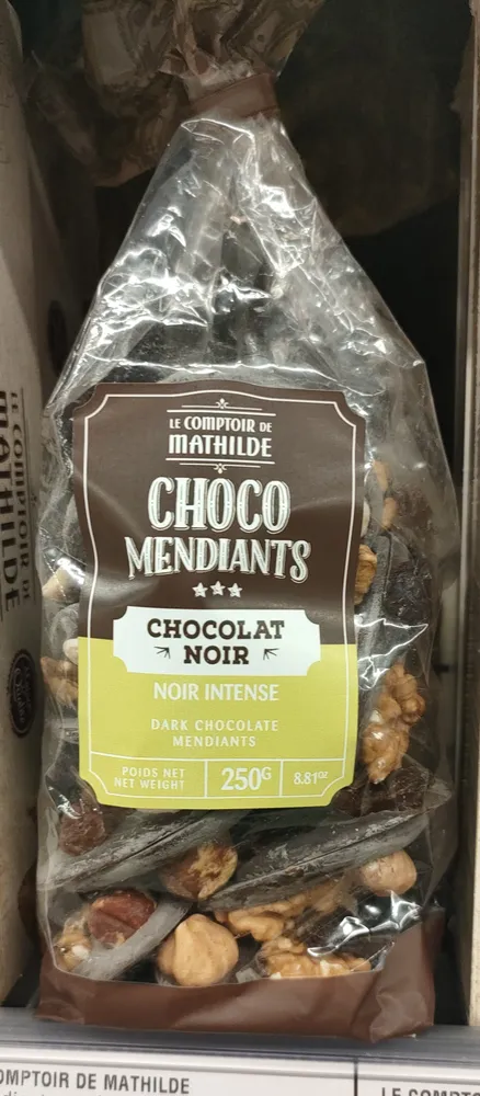 Choco mendiants - Chocolat noir