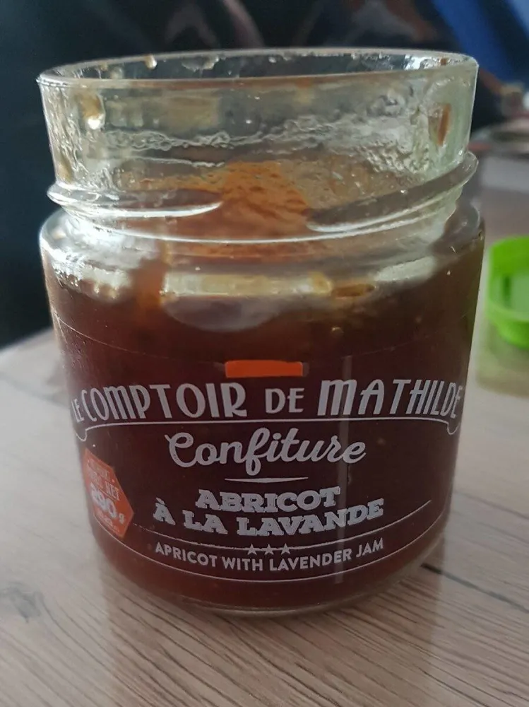 Confiture abricot à la lavande