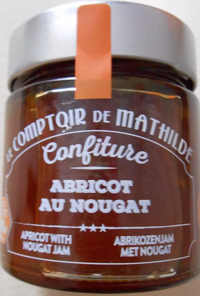 Confiture abricot au nougat