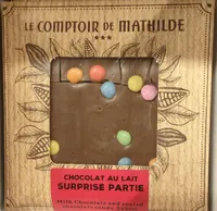 Chocolat lait surprise partie