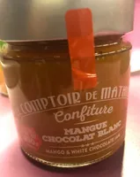 Confiture mangue chocolat blanc