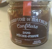 Confiture duo pêche figue