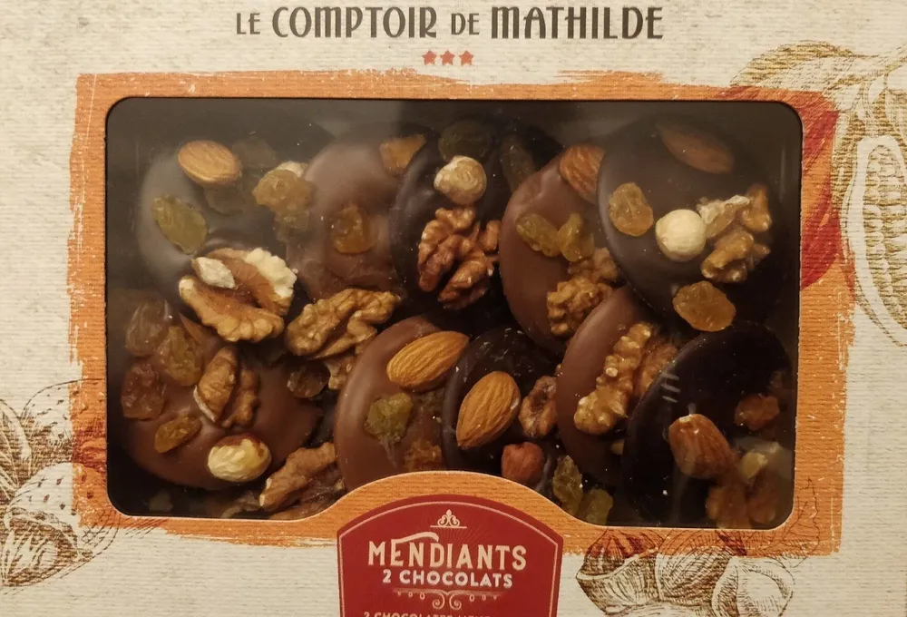 Mendiants - 2 chocolats