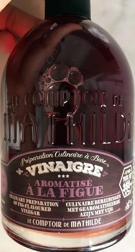 Préparation culinaire à base de Vinaigre aromatisé à la figue