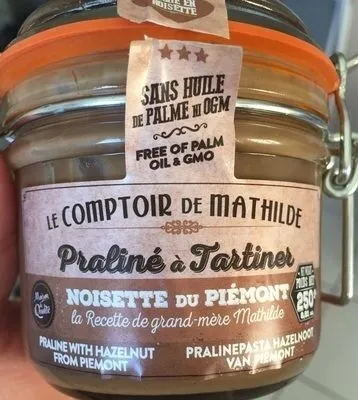 Praliné à tartiner noisettes du Piémont