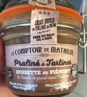 Praliné à tartiner noisettes du Piémont