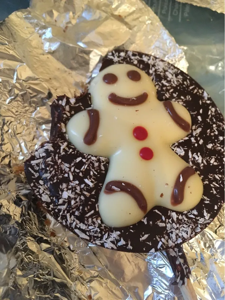 Sucette noir noel