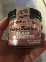 Pate a tartiner blanc noisette