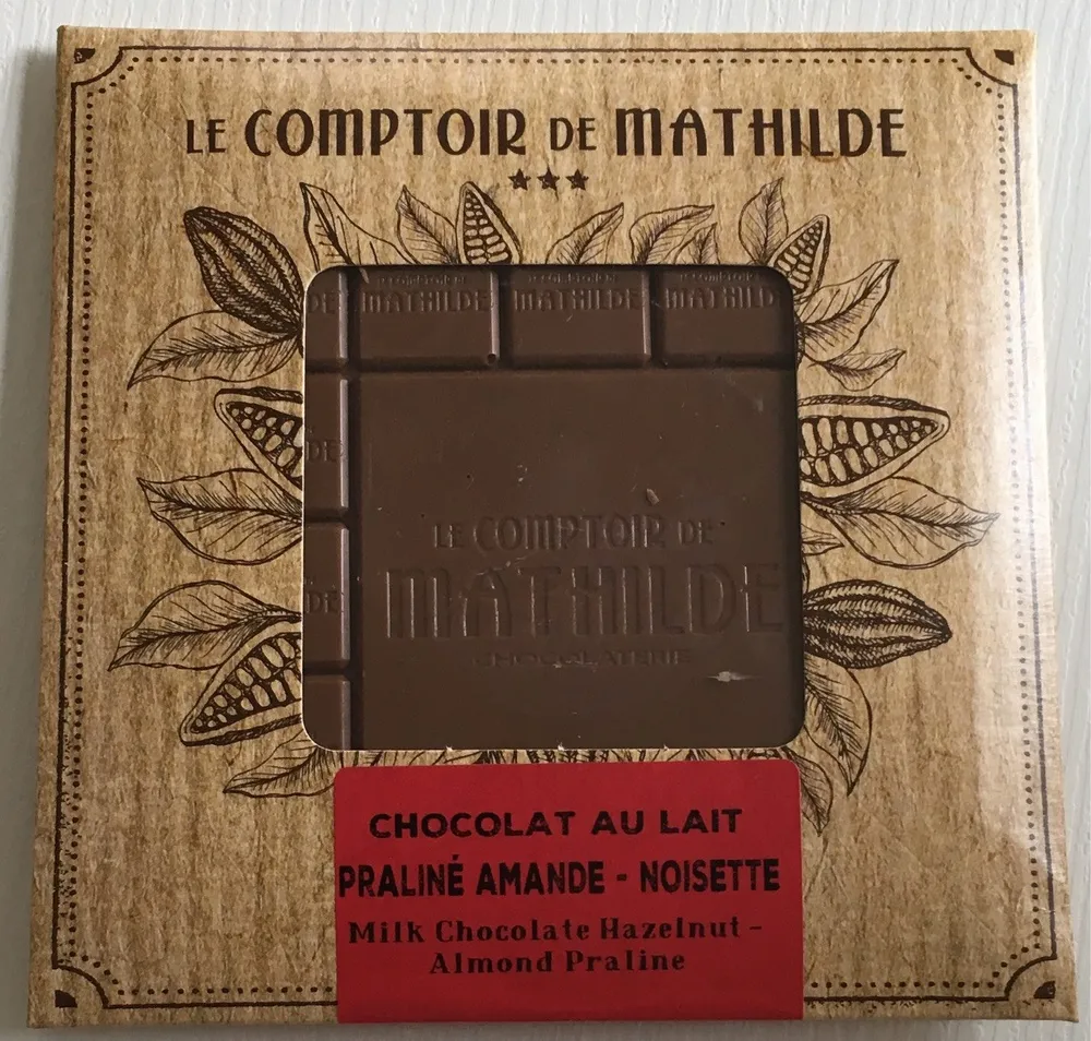 Chocolat au Lait - Praliné amande-noisette
