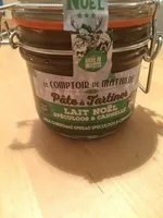 Pâte à tartiner Lait Noël Spéculoos et Canelle