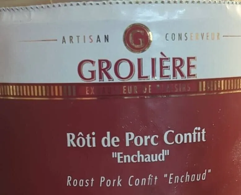 Rôti de porc confit