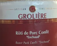 Rôti de porc confit