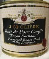 Rôti de porc confit