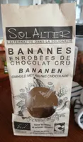Bananes enrobées de chocolat cru