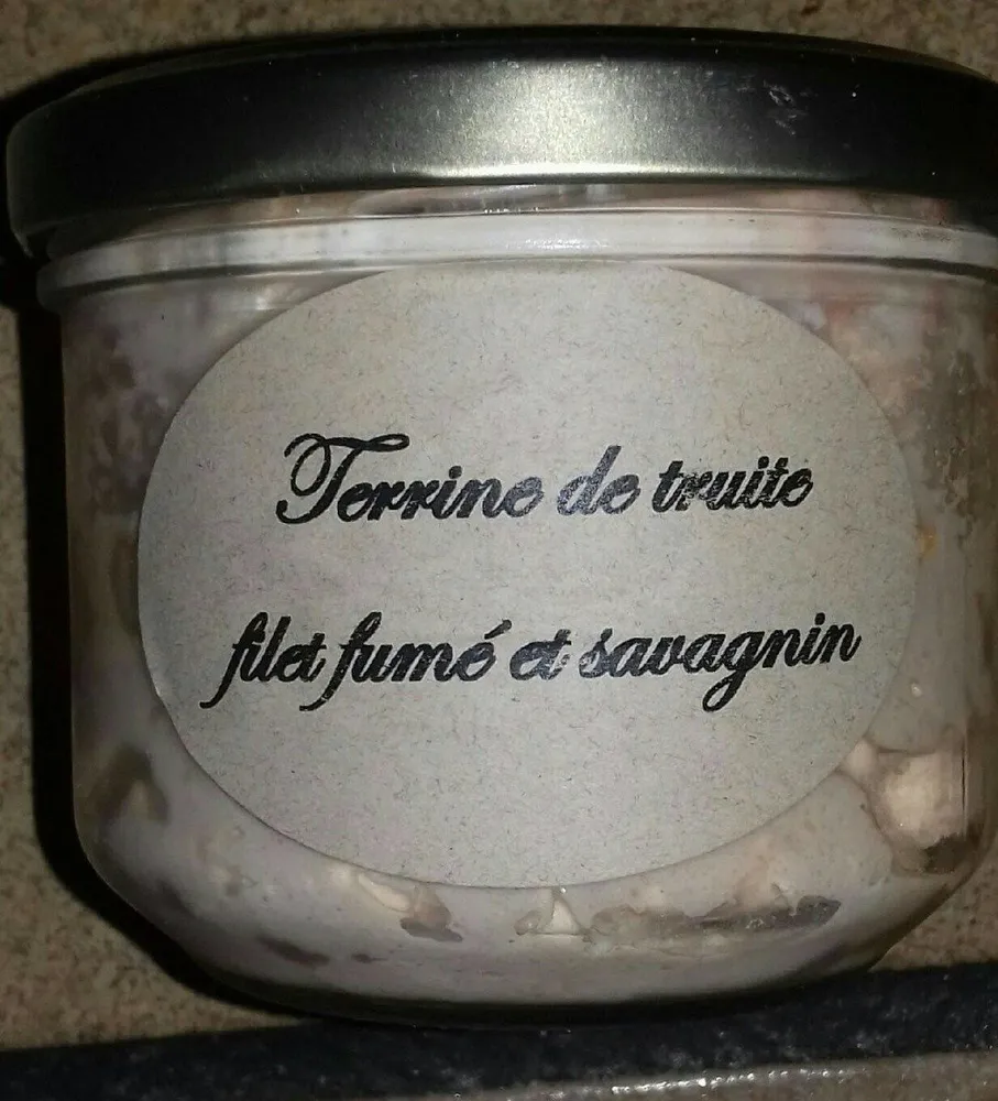Terrine de truite filet fumé et savagnin
