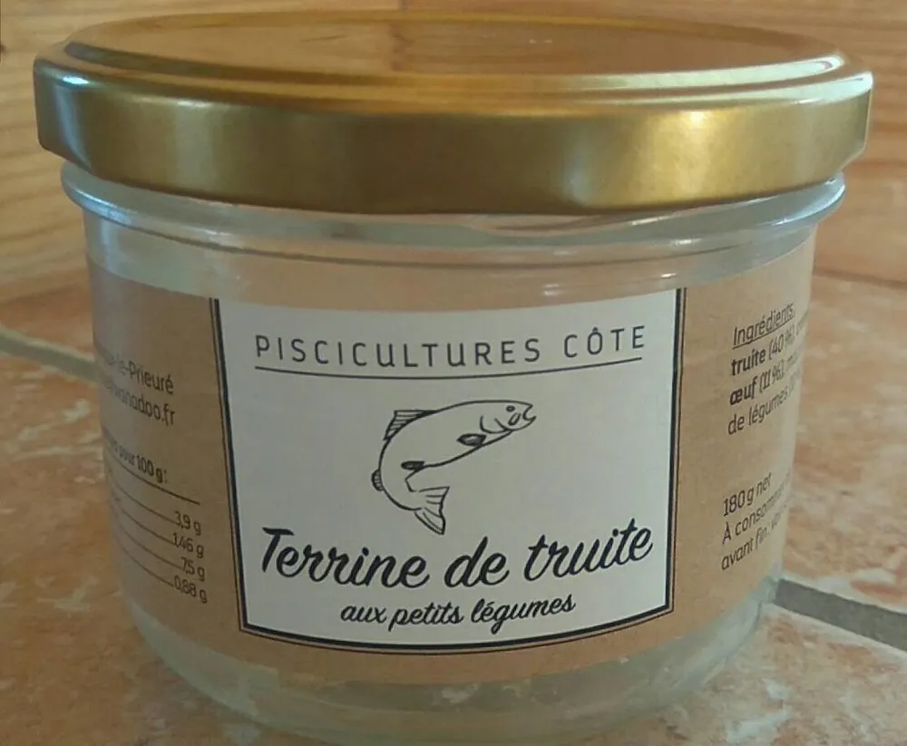 Terrine de truite aux petits légumes