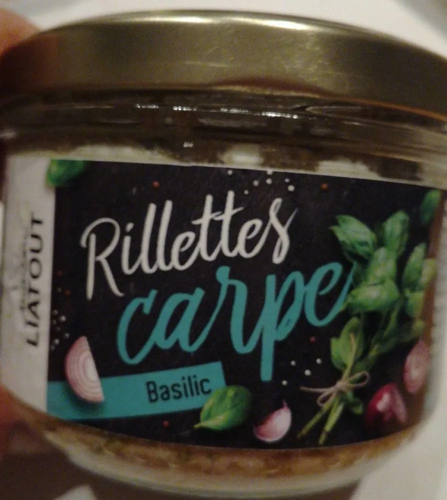 Rillettes Carpe basilic